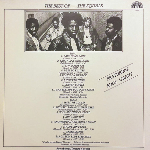 The Equals : The Best Of ... The Equals   featuring Eddy Grant (LP, Comp)