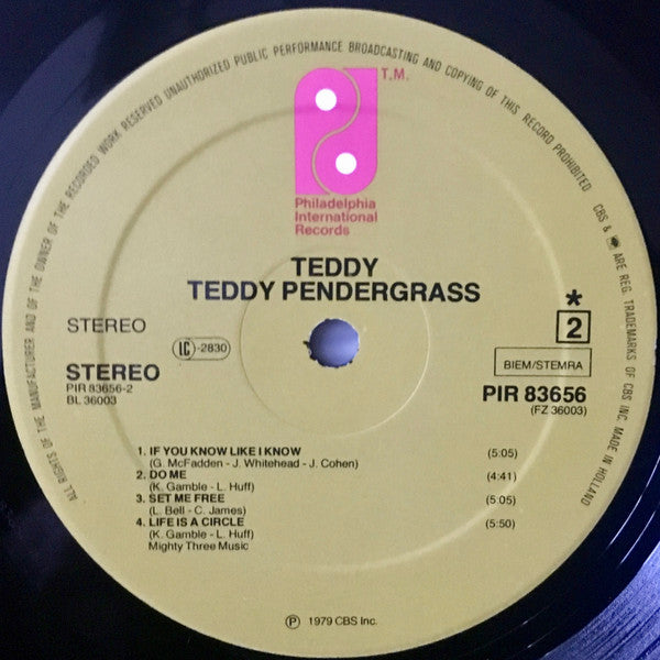 Teddy Pendergrass : Teddy (LP, Album)