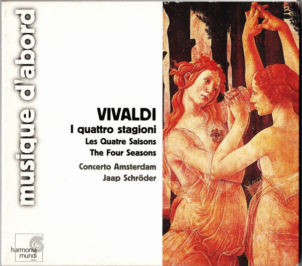 Antonio Vivaldi, Concerto Amsterdam, Jaap Schröder : I Quattro Stagioni (CD, RE, Dig)