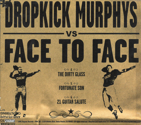 Face To Face Vs Dropkick Murphys : Face To Face vs Dropkick Murphys (CD, EP)