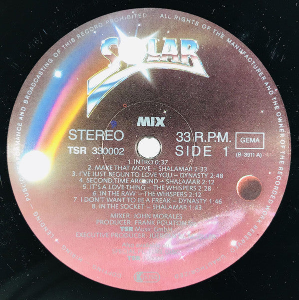 Various : Solar (LP, Album, Comp, Mixed)