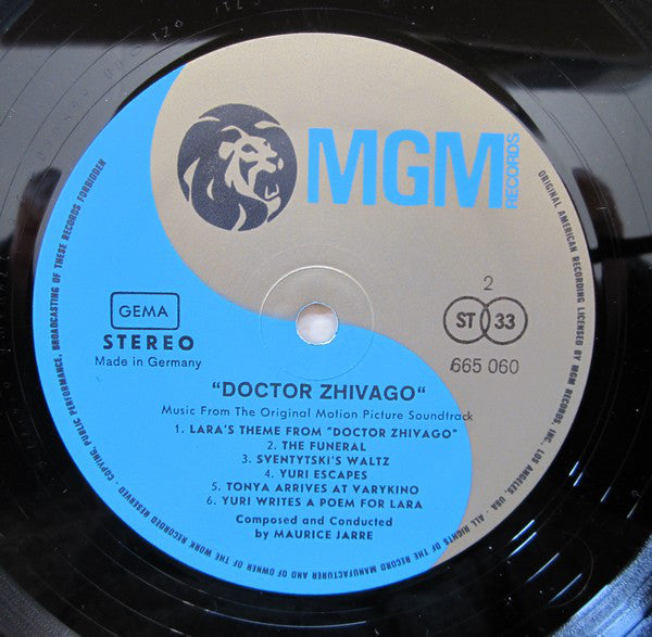 Maurice Jarre : Doctor Schiwago - The Original Soundtrack Album (LP, Album, RP)