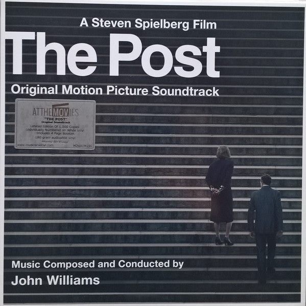 John Williams (4) : The Post (Original Motion Picture Soundtrack) (LP, Album, Ltd, Num, Whi)