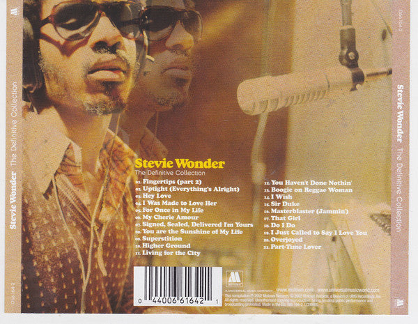 Stevie Wonder : The Definitive Collection (CD, Comp)