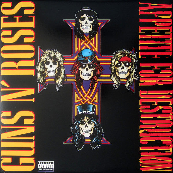 Guns N' Roses : Appetite For Destruction (LP, Album, Ltd, RE, Red)