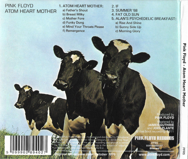 Pink Floyd : Atom Heart Mother (CD, Album, RE, RM, gat)