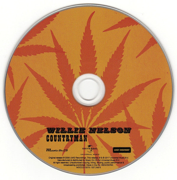Willie Nelson : Countryman (CD, Album)
