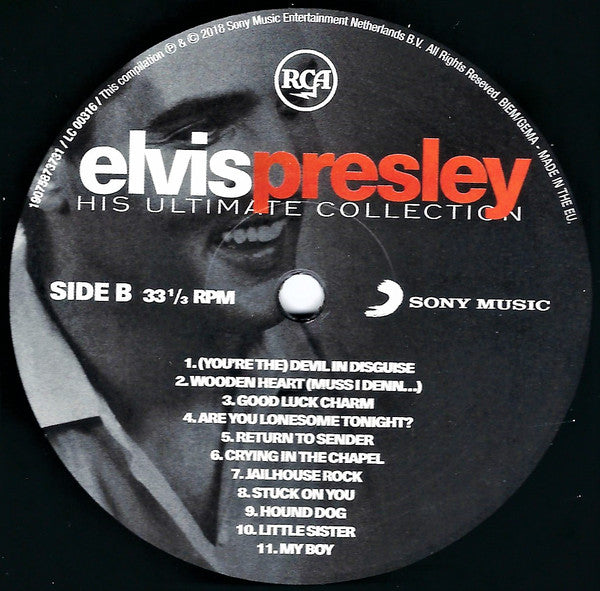 Elvis Presley : His Ultimate Collection (LP, Comp)