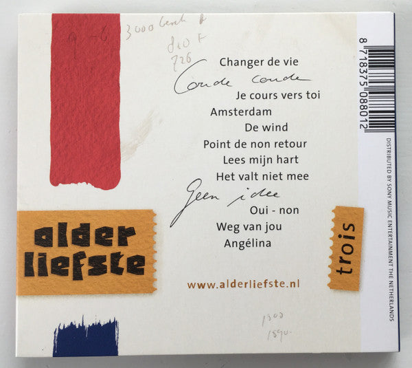 Alderliefste : Trois (CD, Album)