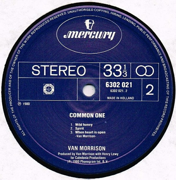 Van Morrison : Common One (LP, Album)