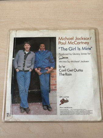 Michael Jackson / Paul McCartney : The Girl Is Mine (7")