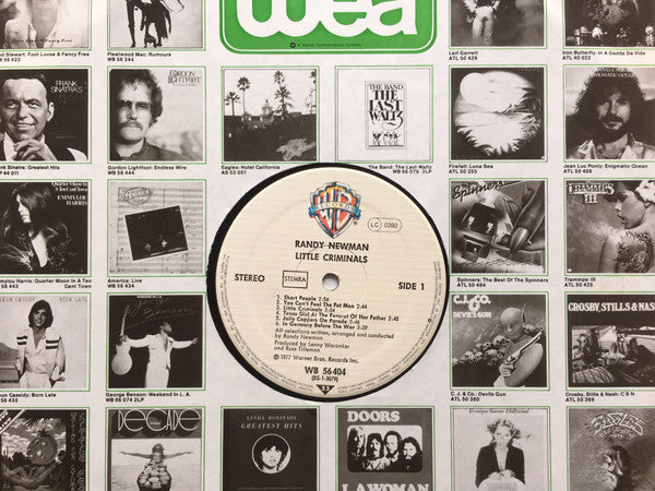 Randy Newman : Little Criminals (LP, Album, RP)