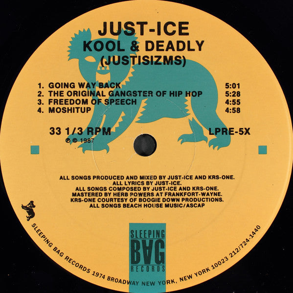 Just-Ice : Kool & Deadly (Justicizms) (LP, Album)