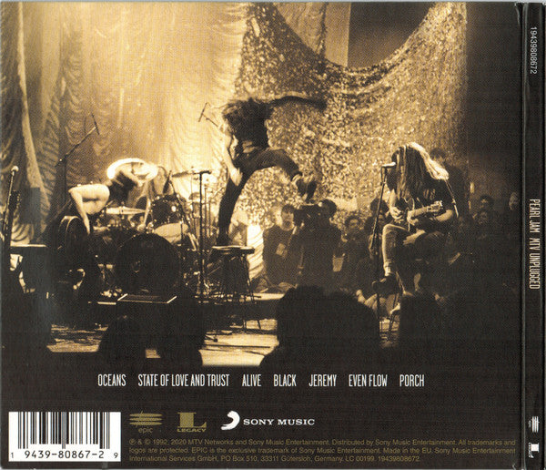 Pearl Jam : MTV Unplugged (CD, Album)