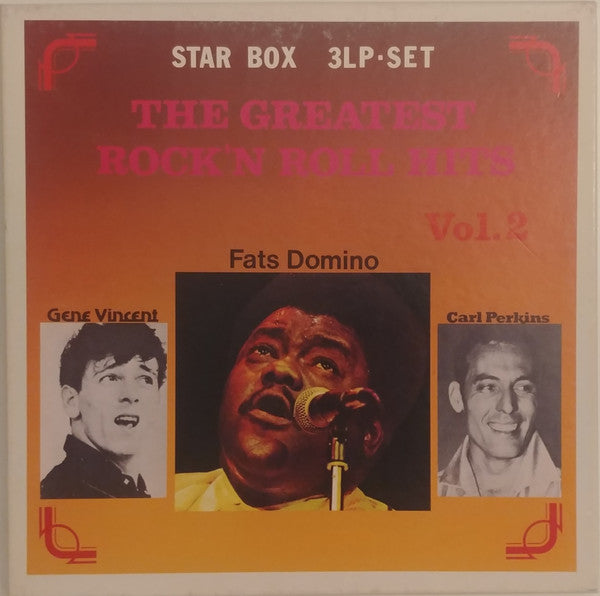 Carl Perkins / Gene Vincent / Fats Domino : The Greatest Rock’n Roll Hits Vol. 2 (Star Box 3LP - Set) (LP, Comp + LP, Comp + LP, Comp + Box)