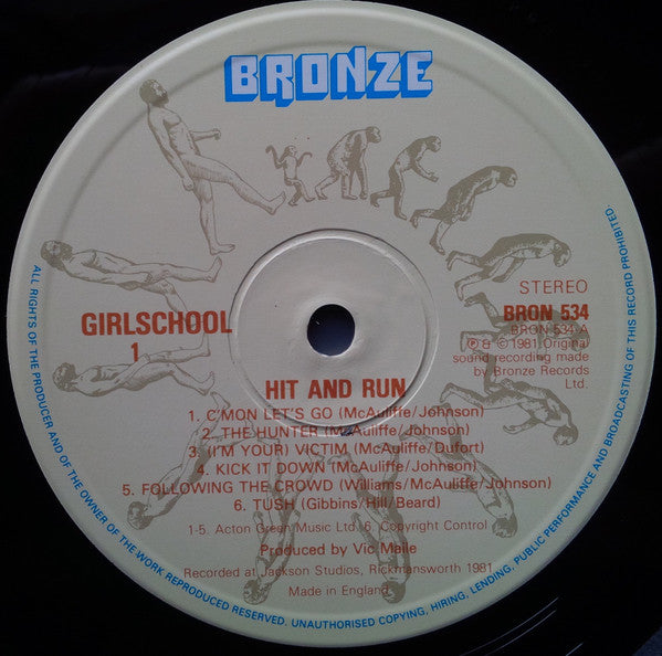 Girlschool - Hit And Run (LP Tweedehands) - Discords.nl