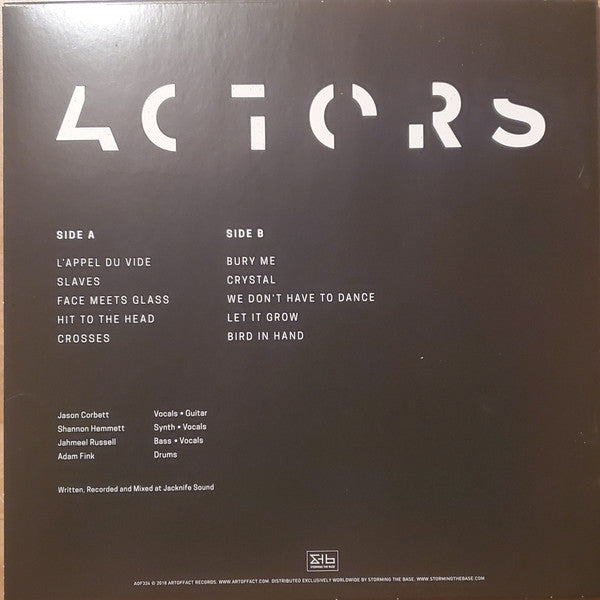 ACTORS : It Will Come To You (LP, Album, RP, Cle)