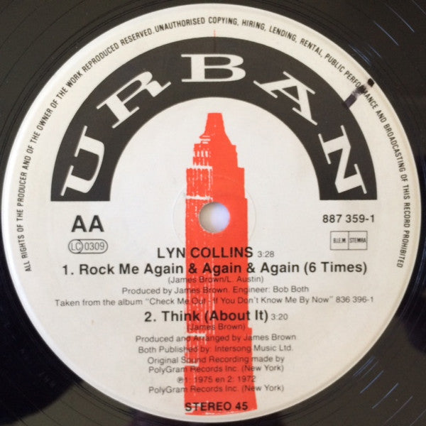 'Sweet' Charles Sherrell / Lyn Collins : Yes It's You / Rock Me Again & Again & Again & Again & Again & Again / Think About It (12")
