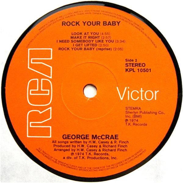 George McCrae : Rock Your Baby (LP, Album)