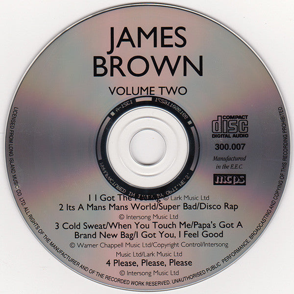 James Brown : Volume Two (CD, Comp)