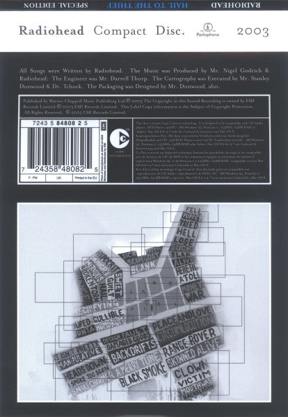Radiohead : Hail To The Thief (CD, Album, Copy Prot., S/Edition)