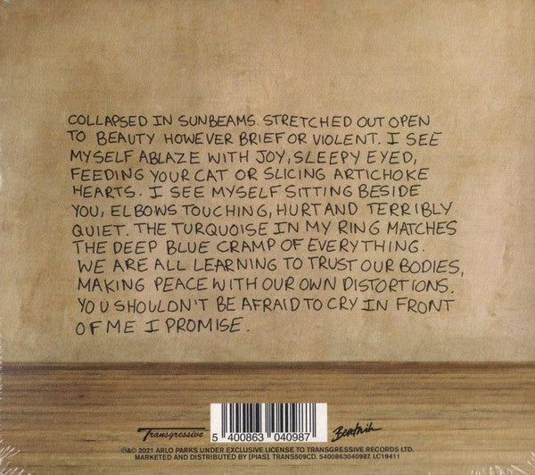 Arlo Parks : Collapsed In Sunbeams (CD, Album)