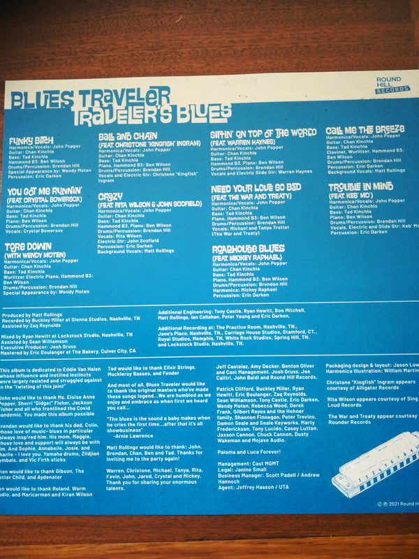 Blues Traveler : Traveler's Blues (LP, Album)