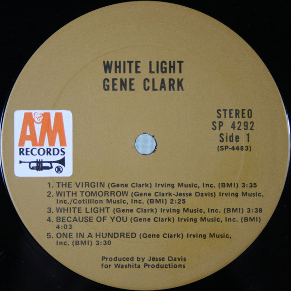 Gene Clark : White Light (LP, Album, Ter)