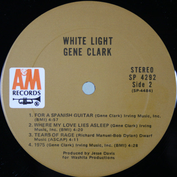 Gene Clark : White Light (LP, Album, Ter)