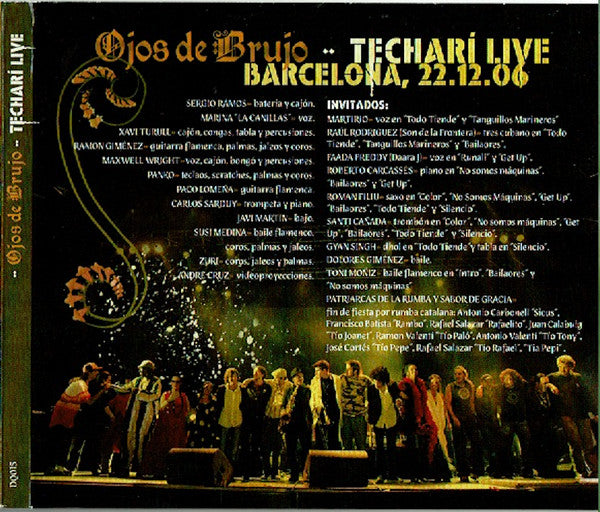 Ojos de Brujo : Techarí Live (CD, Album + DVD-V)