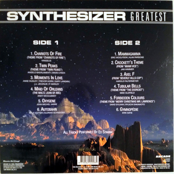 Ed Starink : Synthesizer Greatest (The Ultimate Collection) (LP, Comp, Ltd, Num, Blu)