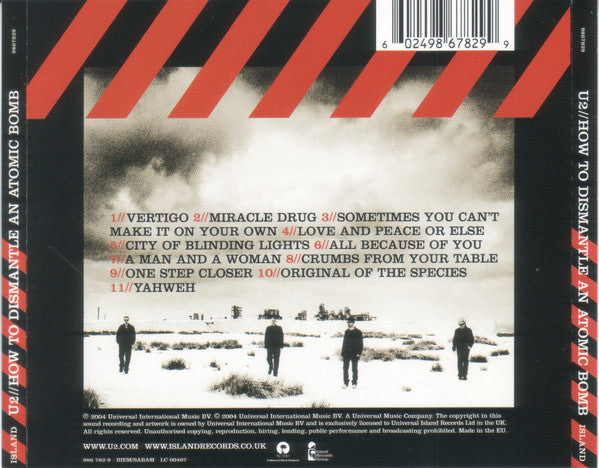 U2 : How To Dismantle An Atomic Bomb (CD, Album, RP)