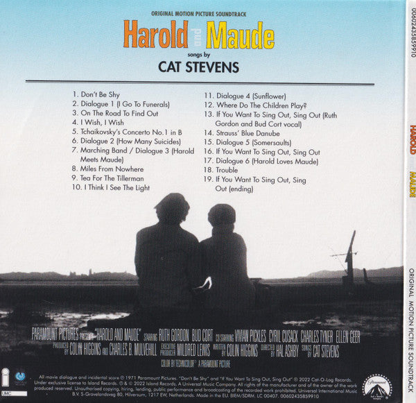 Cat Stevens : Harold And Maude (Original Motion Picture Soundtrack) (CD, Album, Ltd, RM)