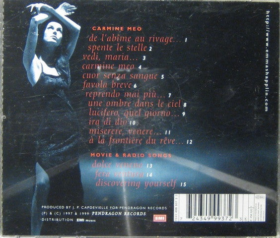 Emma Shapplin : Carmine Meo + 3 Movie & Radio Songs (CD, Album)