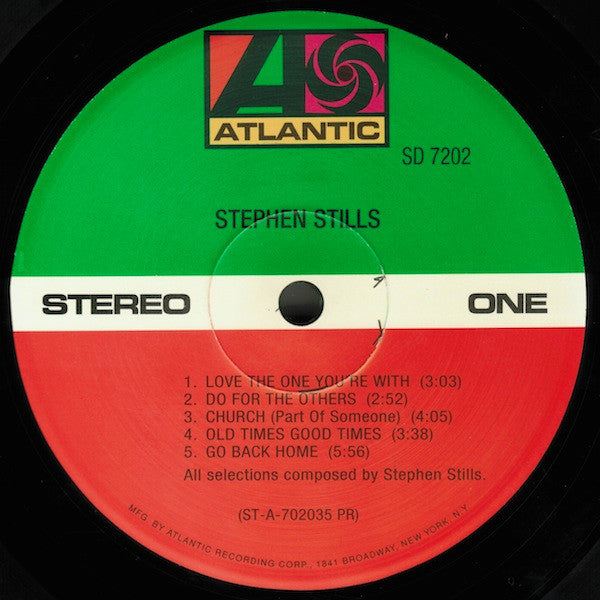 Stephen Stills : Stephen Stills (LP, Album, RE, RM)