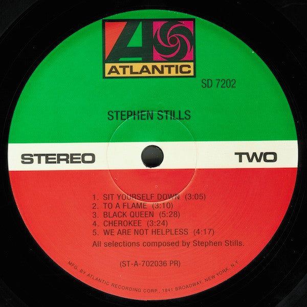 Stephen Stills : Stephen Stills (LP, Album, RE, RM)