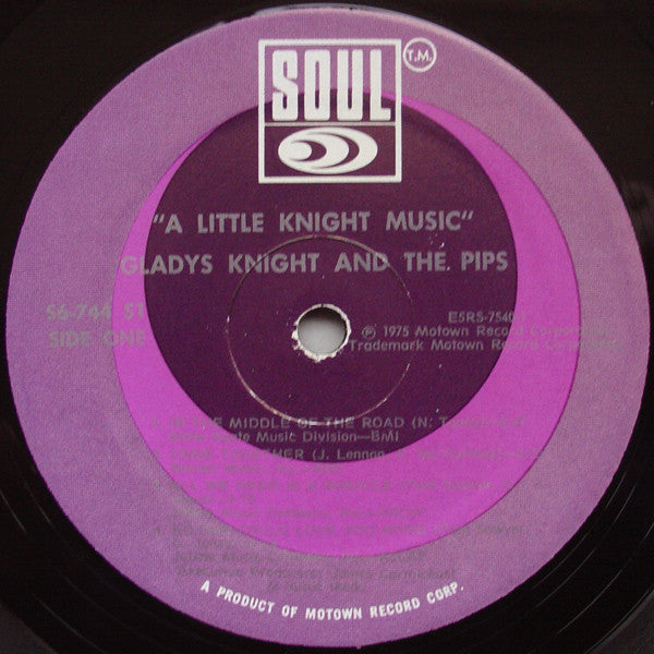 Gladys Knight And The Pips : A Little Knight Music (LP)