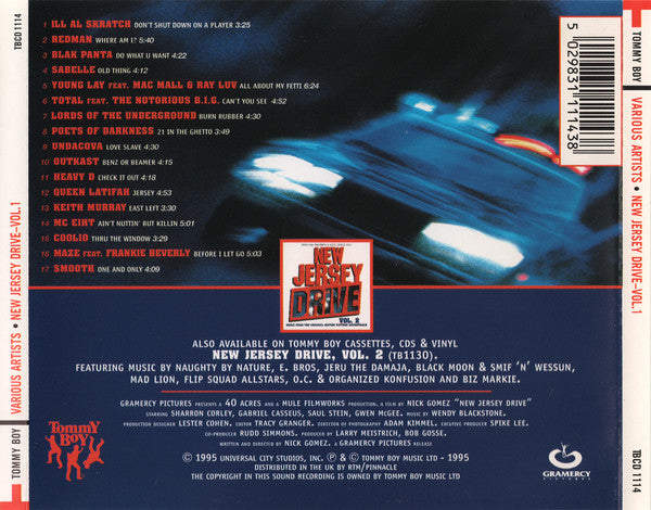 Various : New Jersey Drive Vol. 1 (Original Motion Picture Soundtrack) (CD, Comp)