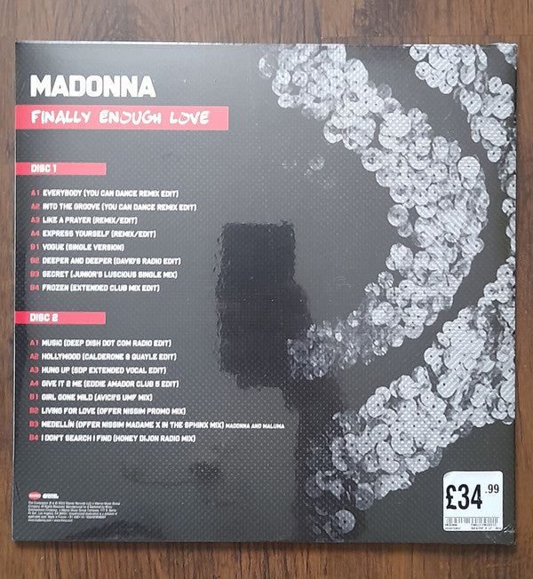 Madonna : Finally Enough Love (2xLP, Comp)