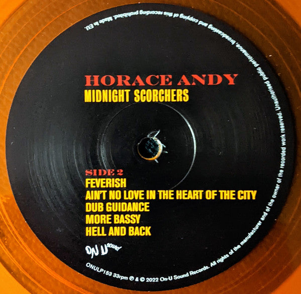 Horace Andy : Midnight Scorchers (LP, Album, Ltd, Ora)