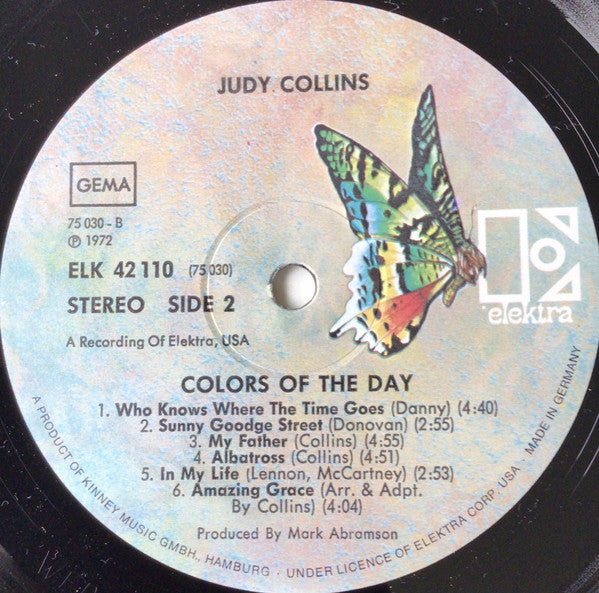 Judy Collins : Colors Of The Day The Best Of Judy Collins (LP, Comp, RE)