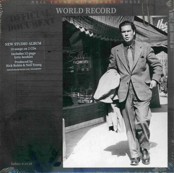 Neil Young With Crazy Horse : World Record (2xCD, Album)