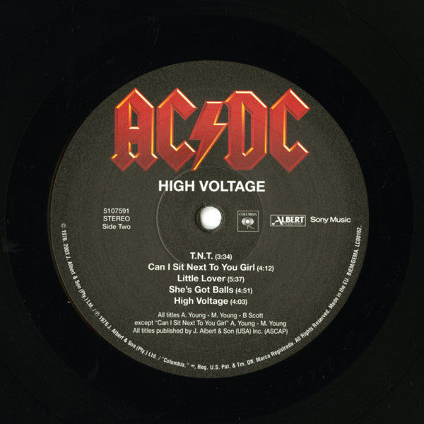 AC/DC : High Voltage (LP, Album, RE, RM)