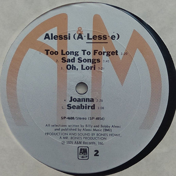 Alessi : Alessi (LP, Album, Pit)