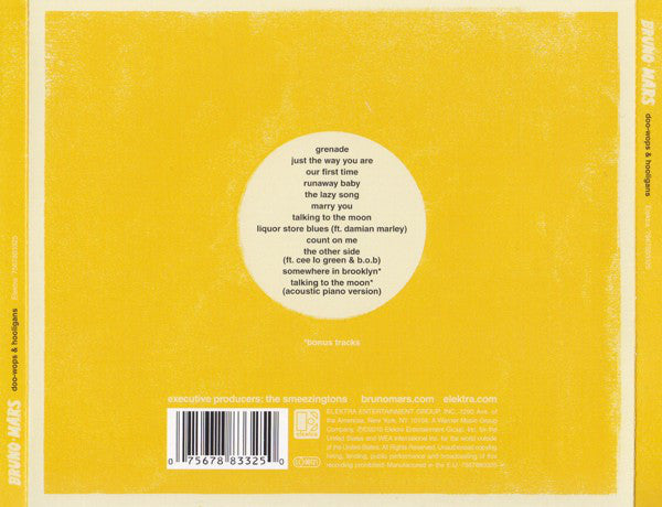 Bruno Mars : Doo-Wops & Hooligans (CD, Album)
