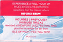 Miles Davis : Bitches Brew Live (LP, 180 + LP, S/Sided, Etch, 180 + Comp)