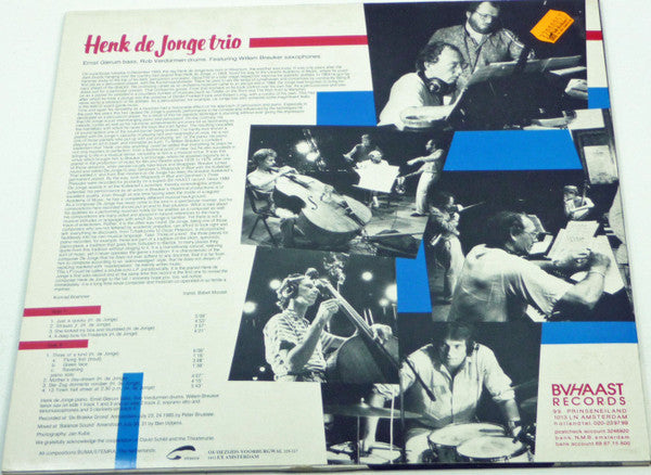 Henk de Jonge Trio : Henk de Jonge Trio (LP, Album)
