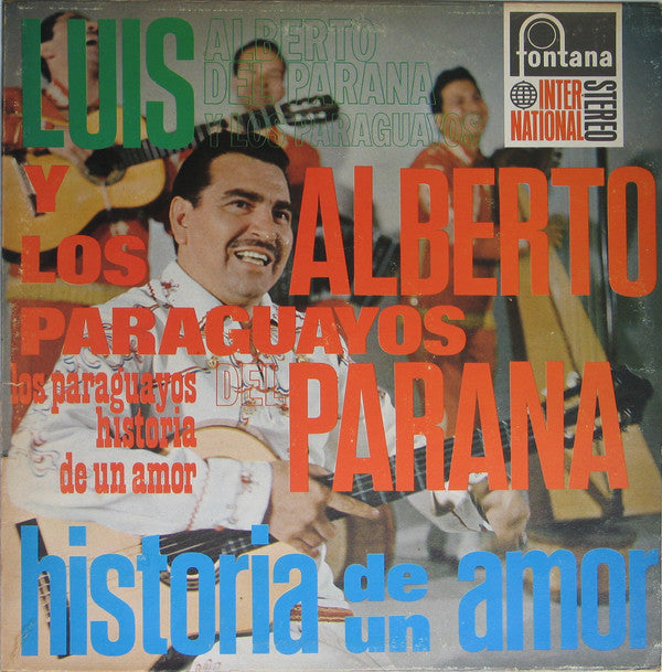 Luis Alberto Del Parana Y Los Paraguayos : Historia De Un Amor (LP, Comp, RE)