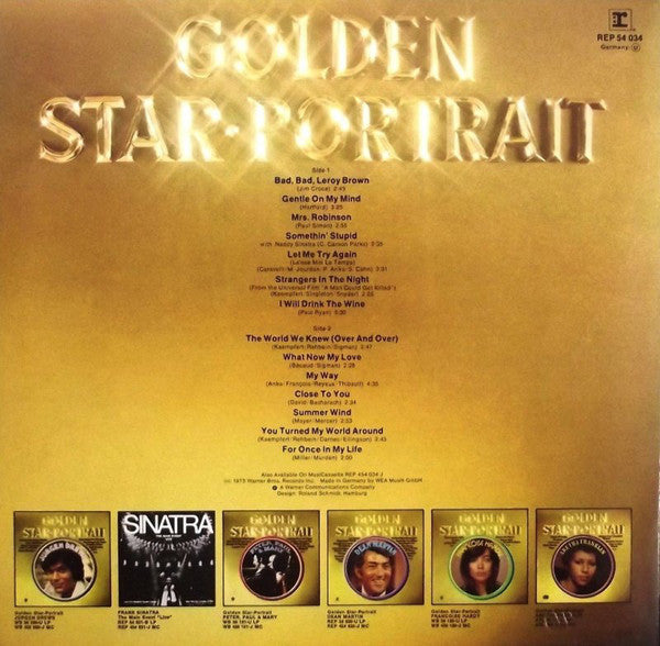 Frank Sinatra : Golden Star-Portrait (LP, Comp, RP)