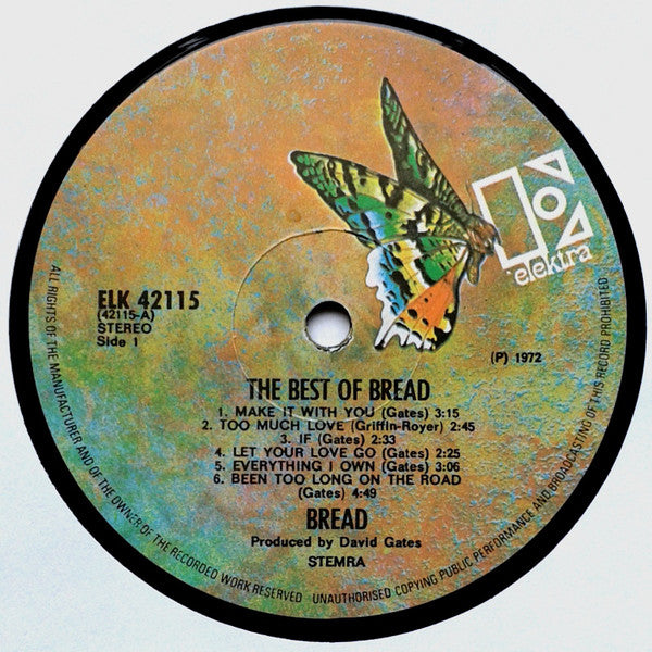 Bread : The Best Of Bread (LP, Comp)